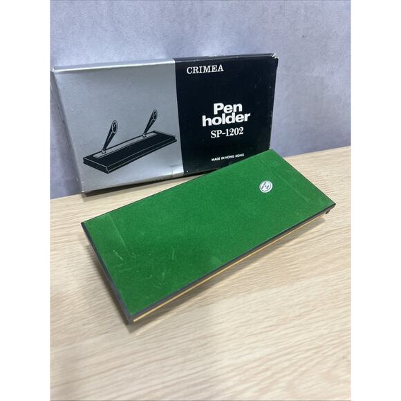 Crimea SP-1202 Pen Holder, a Vintage Desk Made In Hong Kong New In Box - Picture 3 of 4